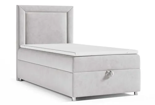 Trinity K3 Einzelbett 80x200 – Boxspringbett mit Stauraum von Best For Home