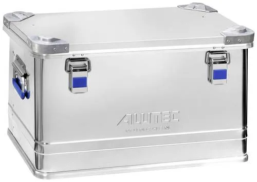 Alutec Industry 60 13060 Transportkiste aus Aluminium - Aluboxen – Robuste Transportkiste mit langlebiger Aluminiumkonstruktion, perfekt für den sicheren Transport von Werkzeugen und Zubehör.