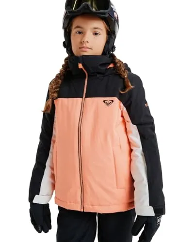 Roxy Snowboardjacke Galaxy 10K - Funktionelle Snowboardjacke für Mädchen 8-16 mit 10K Wasserbeständigkeit und umweltfreundlicher, recycelter Isolierung für maximale Wärme und Komfort in kalten Wintern.