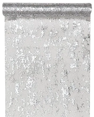 Santex Tischläufer Fantasie, glänzend, Polyester Silber in silber von Santex