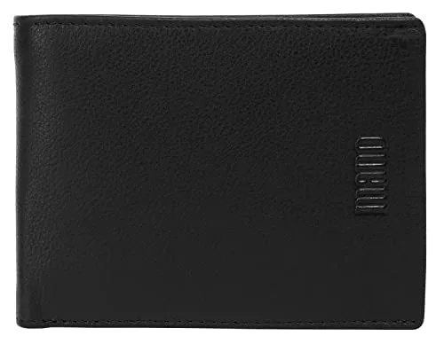 mano Medio Geldbörse Leder 11 cm - Elegante Herren Geldbörse aus 100% Rindleder im SlimFold-Design. Mit 2 Karten-, 2 Schein- und 2 Steckfächern für eine übersichtliche Aufbewahrung Ihrer Wertsachen. Ideal für den täglichen Gebrauch!