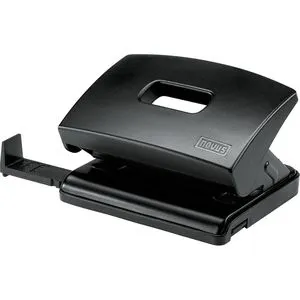Novus Locher C 216, 025-0378, schwarz, Bürolocher, Stanzleistung ca. 16 Blatt