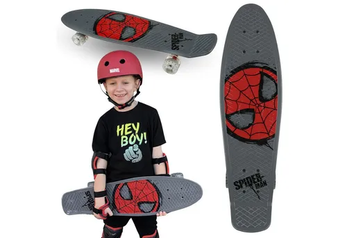 Sarcia.eu Skateboard MARVEL Spider-Man JUNGEN Skateboard FISCH 67cm, bis zu 100 kg