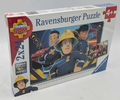 Ravensburger Sam hilft dir in der Not - Doppelter Puzzlespaß mit Mini-Postern, fördert Geduld und Selbstvertrauen bei Kindern