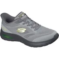 Skechers Skech-Air Summits Herren Textil Trainers in Grau/Limette
