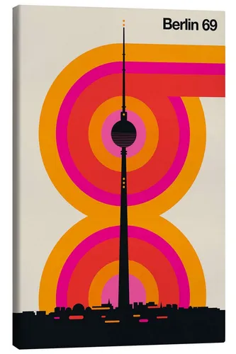 Posterlounge Wandbild Berlin 69, Bo Lundberg, erhältlich als Poster, Leinwandbild, Wandsticker oder Acrylglasbild