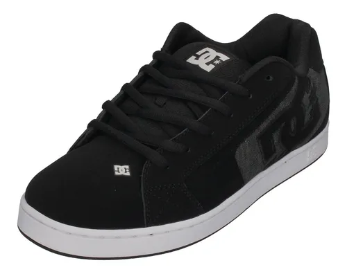 DC Shoes Net - Herren Lederschuhe - Größe 48.5 - Weiß - Hochwertige Nubukleder- und Lederoberfläche, gepolsterte Zunge für zusätzlichen Komfort und Belüftungslöcher für optimale Atmungsaktivität.