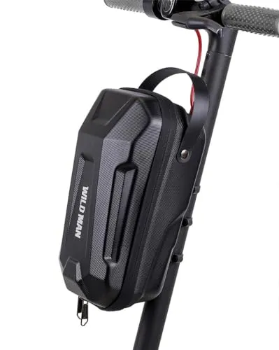 VERTAST 1/3/4.5L Scooter Tasche für Roller Fahrradtasche Lenker wasserdichte Vorder Tasche für Elektroroller e-Bike Xiaomi Mijia M365 Sedway Ninebot, 4.5L, schwarz