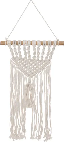Makramee Wandbehang / Wanddekoration im Boho Stil, Baumwolle - Design 2