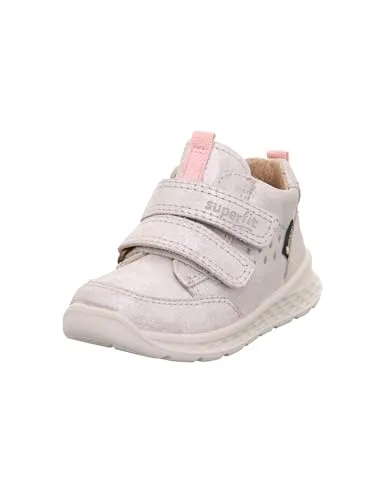 Superfit Breeze silber/rosa (9500) 23 - Wasserdichter Sneaker für aktive Jungen - Kinder Halbschuhe mit GORE-TEX Membran für optimalen Nässe- und Klimaschutz. Leichte PU-Sohle sorgt für Flexibilität und Komfort, ideal für den Alltag.