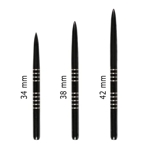 BULL'S GP1 Dart Point Black - 38 mm -- 1 Satz