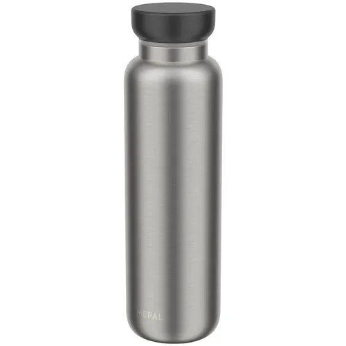 MEPAL Isolierflasche Ellipse 0,9 l in nordic black - Thermobehälter aus Edelstahl, hält Getränke stundenlang warm oder kalt, ideal für unterwegs und umweltfreundlich.