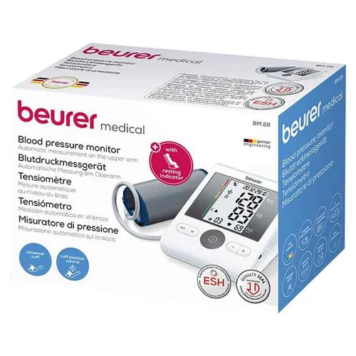 Beurer BM28 Hsd - Oberarm-Blutdruckmessgerät, präzise Messung für zu Hause und einfache Handhabung