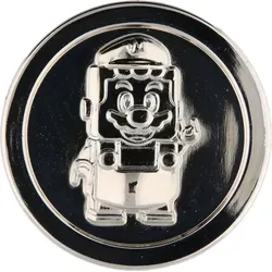 LEGO Super Mario: silberne Sammelmünze (65mm)