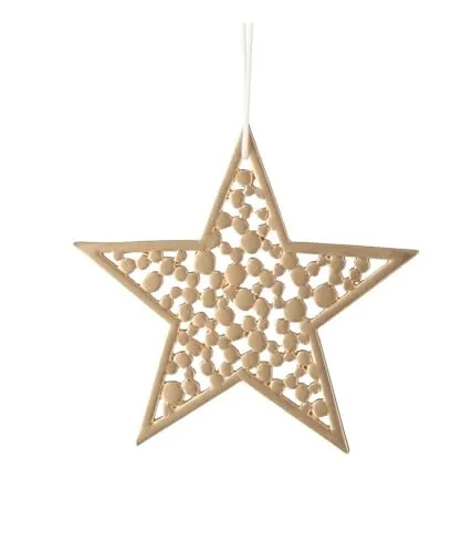 Räder Goldstern Hänger Schneeflocken