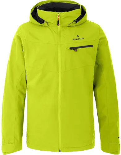 Bergson TALLMOS Herren Regenjacke – Wasserdicht und Atmungsaktiv - Hochwertige Herren Outdoorjacke mit 20.000 mm Wassersäule. Ideal für Wanderungen und Fahrradtouren. Elastisch, winddicht und mit praktischen Taschen für optimalen Komfort.