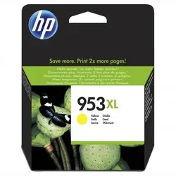 Original HP F6U18AE / 953XL Tintenpatrone gelb - Druckerpatronen mit hoher Seitenleistung von 1.600 Druckseiten, ideal für HP OfficeJet Pro 7700/8210/8710, sorgt für brillante Farbwiedergabe.