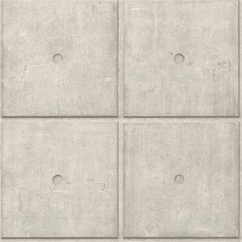 Rasch Tapete 499421 - Vliestapete in Hellgrau mit Beton-Optik - Tapeten: Trendige Sichtbeton-Optik für einen modernen Industrial Style, wasserbeständig und leicht abwischbar - ideal für Küche und Bad.