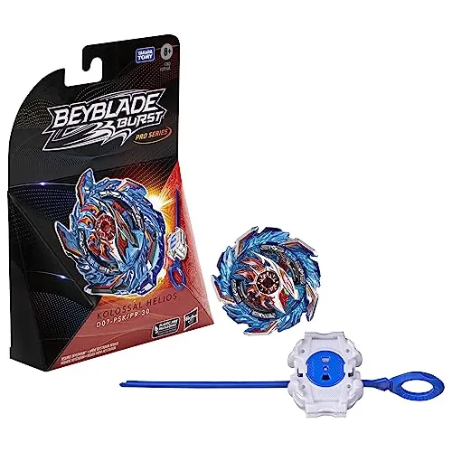 Beyblade Burst Pro Series Kolossal Helios Starter Pack Rotationsshirt mit Launcher, Spielzeug für Jungen und Mädchen ab 8 Jahren