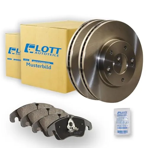 Bremsscheiben Ø241mm + Bremsbeläge Bremsklötze vorne Vorderachse + 500ml Bremsenreiniger