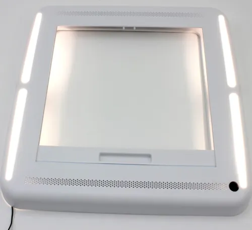 Maxxair MAXXFAN MAXXSHADE Plus Innenrahmen mit Rollo und LED Beleuchtung - Dachfenster Innenrahmen mit Verdunkelungsrollo und energiesparender LED-Beleuchtung. Ideal für MAXXFAN Dachhauben und universell einsetzbar. Hochwertiger Kunststoff, UV-beständig und inklusive Montagezubehör.