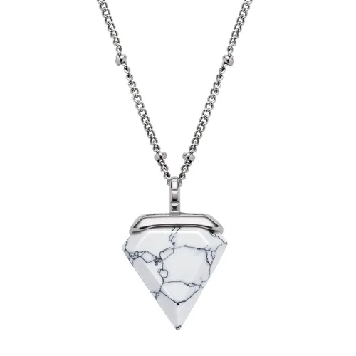 Damenkette Trigon Weiß Marmor