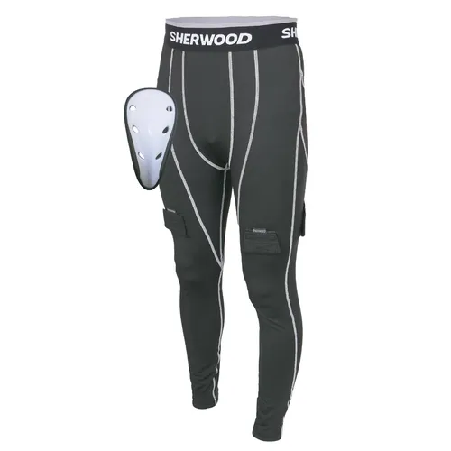 Jock Sherwood Compression Hose Senior XL - Hochwertige Compression Hose für Senioren, ideal für Eishockey. Bietet optimalen Schutz und Komfort während des Spiels.