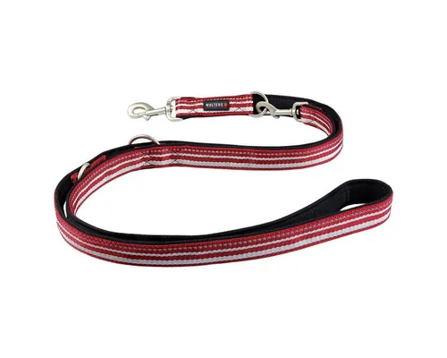 Wolters Hundeleine Active Pro Führleine - Hochwertige Hundeleine aus Meshgewebe, 3-fach verstellbar und ideal für Hundetraining. Pflegeleicht und waschbar, mit reflektierenden Elementen für mehr Sicherheit.