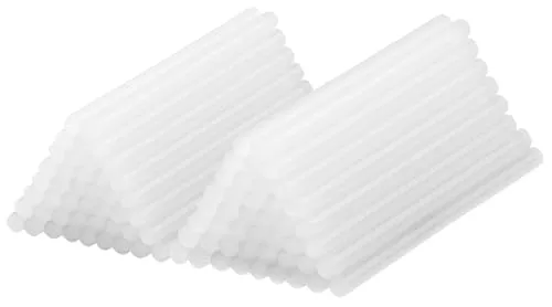 AGT Heißklebepistolen Sticks: 100 Klebesticks für Heißklebepistolen, 11 x 200 mm, weiß (Klebepatronen, Kleber, Anti Rutsch)