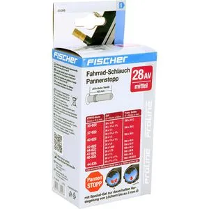 Fischer-MTS Fahrradschlauch 85099, 28 Zoll, 40mm AV-Ventil, für Citybike, Reifenbreite 35-47mm