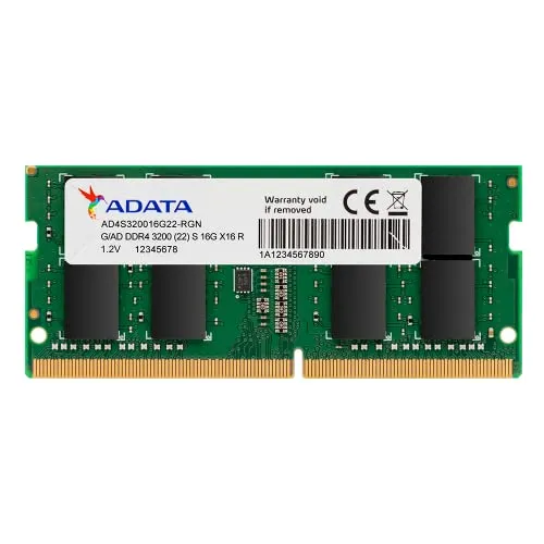 ADATA AD4S32008G22-SGN 8 GB DDR4 RAM - Arbeitsspeicher (RAM) mit 3200 MHz, ideal für leistungsstarke PC-Systeme und Gaming-Anwendungen.