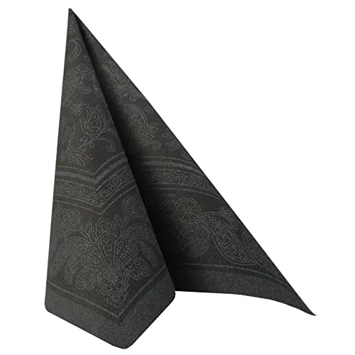 Servietten ROYAL Collection 1/4-Falz 40 x 40 schwarz 