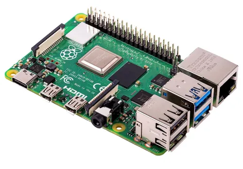 Raspberry Pi 4 Computer Modell B, 2GB RAM in grün von Raspberry Pi