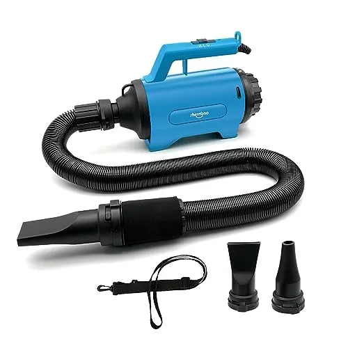 Produktbild shernbao Auto Gebläse Autotrockner Motorradtrockner Fahrzeugtrockner Staubbläser 230V 1200W (Blau)