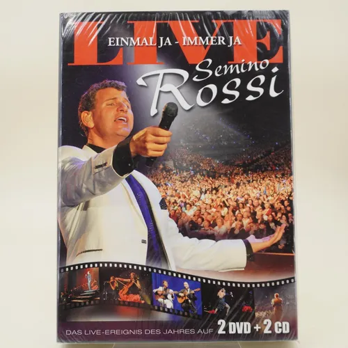 Semino Rossi - Einmal ja - Immer ja (Live) (2DVD + 2CD)| DVD | Zustand NEU / OVP