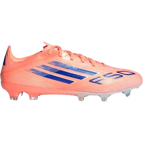 ADIDAS Herren Fussball-Rasenschuhe F50 Pro Firm Ground - Fußballschuhe für ultimativen Speed, leichtes Fibertouch-Obermaterial und Sprintshell 360-Außensohle für schnelles Spiel auf trockenem Rasen.