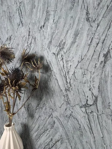 NEWROOM Tapete Grau Vliestapete Muster in grau von Newroom