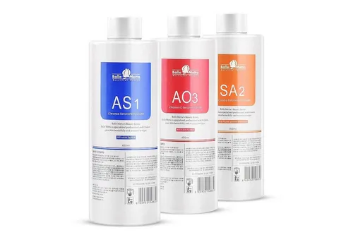 P-Beauty Kosmetikbehandlungsgerät Aquafacial Lösung 400ml - Mikrodermabrasion für effektive Gesichtsreinigung, enthält beruhigende und feuchtigkeitsspendende Lösungen für alle Hauttypen.