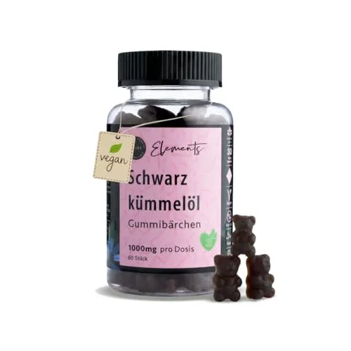 Asbirg Schwarzkümmelöl Gummibärchen in schwarz von Asbirg