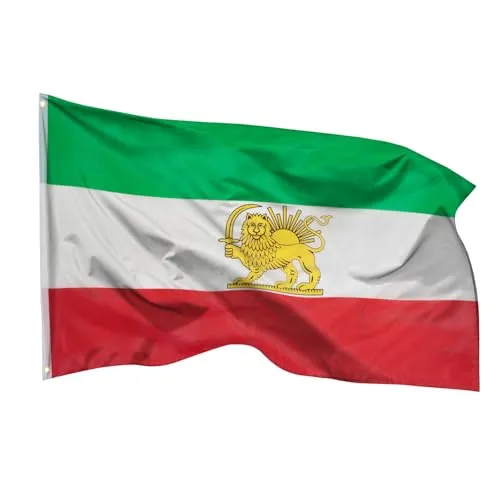 PHENO FLAGS Iran Flagge mit Löwe 90x150cm von PHENO FLAGS