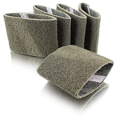 Satiniermaschine Expansionswalzen Vlies Schleifband Schleifhülse 400, 100x284mm