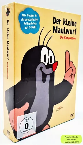 Der kleine Maulwurf - Komplettbox [9 DVDs] - Filme, die gesamte Sammlung des beliebten Maulwurfs für unbeschwerte Unterhaltung ohne Altersbeschränkung.