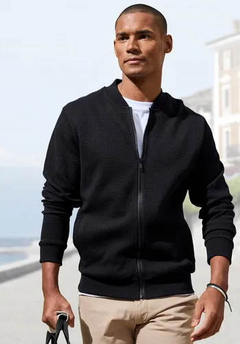 John Devin Sweatjacke aus Struktur-Qualität aus Struktur-Qualität