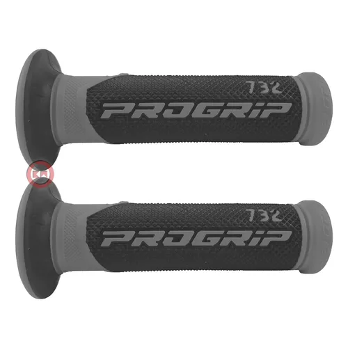 Paar 2 Griffe ProGrip 732 Grau Gel D.22-25 Universal Für Scooter Straße Strecke