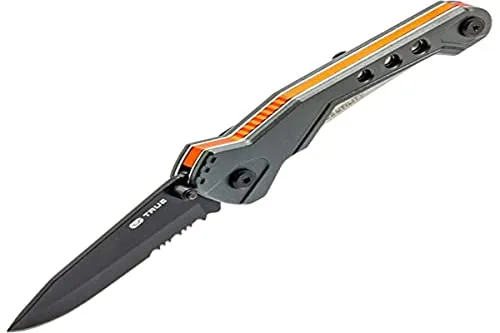 True Utility TrueBlade - Leichtes & Robustes Taschenmesser – Für Camping & Reisen, Schwarz