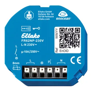 Eltako Funk-Relaisaktor FR62NP-230V - Funk-Wandsender, vielseitig einsetzbar und ideal für die moderne Hausautomation
