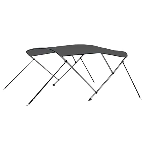 vidaXL 3-Bow Bimini Top Anthrazit 183x160x137 cm von vidaXL