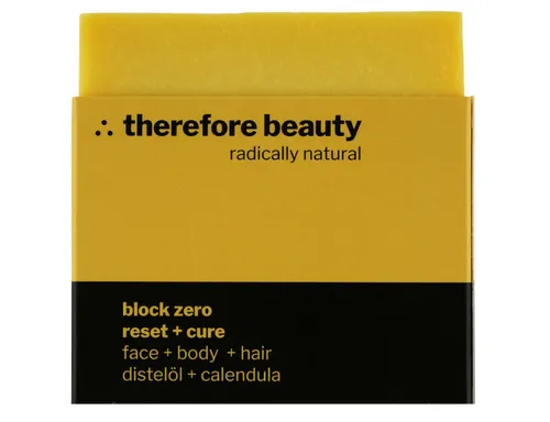 therefore beauty block zero - reset + cure Seife 100 g