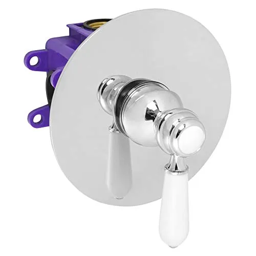 Welfenstein Nostalgie Unterputz Armatur H110-LX mit Montagebox rund Einbaubox