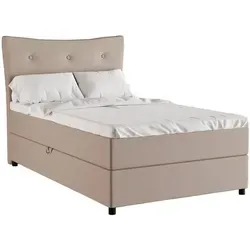 Panda Möbel Boxbett 120x200 cm, Cappuccino von Homesy